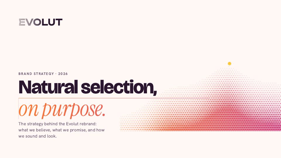 Cover of Evolut's Brand Strategy deck