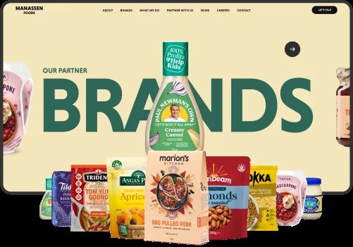 Manassen Foods website
