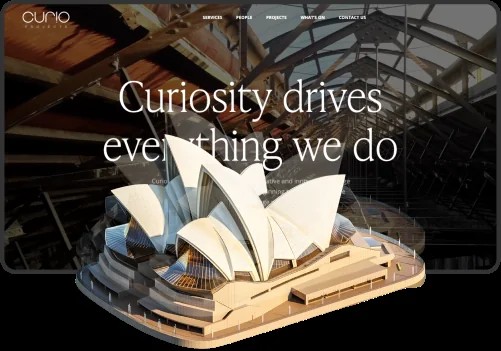 Curio Projects website