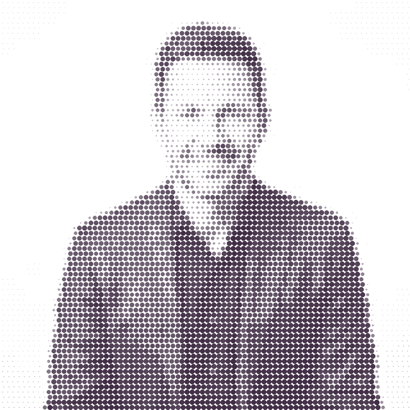 Halftone portrait