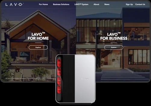 LAVO website